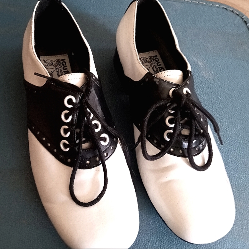 Black and white Oxford academia shoes 7 | 38